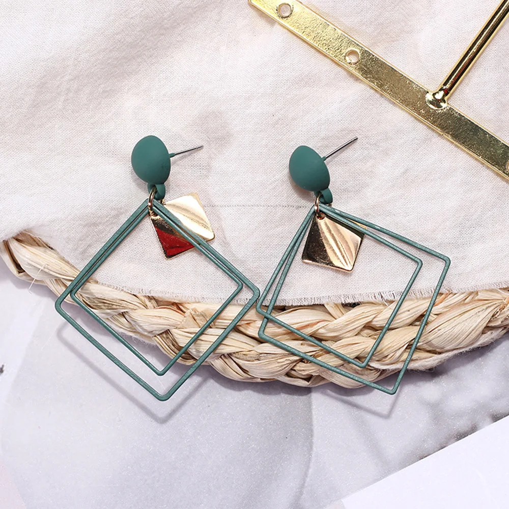 2019 New Fashion Round Earrings Candy Colors Earrings Statement Geometric Hollow Square Drop Earrings for Women Jewelry
2019 New Fashion Round Earrings Candy Colors Earrings Statement Geometric Hollow Square Drop Earrings for Women Jewelry