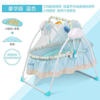 85cm lenght baby crib shaker electric baby cradle intelligent swing bouncer automatic folding baby bed newborn rocking chair
85cm lenght baby crib shaker electric baby cradle intelligent swing bouncer automatic folding baby bed newborn rocking chair