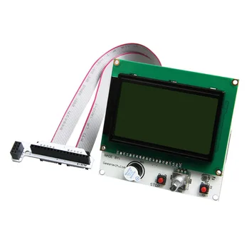 Geeetech LCD12864 Rectangle Reprap Smart Controller for Megatronics Rambo, RAMPS 1.4, Sanguinololu and Ultimaker 
Geeetech LCD12864 Rectangle Reprap Smart Controller for Megatronics Rambo, RAMPS 1.4, Sanguinololu and Ultimaker