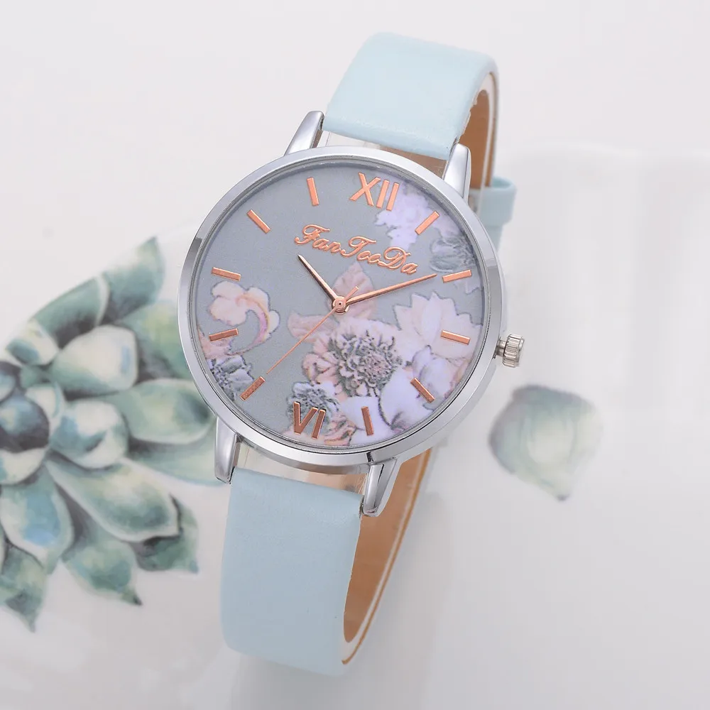 Top Brand Women's Watch Silicone Printed Flower Causal Quartz Analog Wrist Watches Dropshipping relogio reloj mujer Women Wach
Top Brand Women's Watch Silicone Printed Flower Causal Quartz Analog Wrist Watches Dropshipping relogio reloj mujer Women Wach
