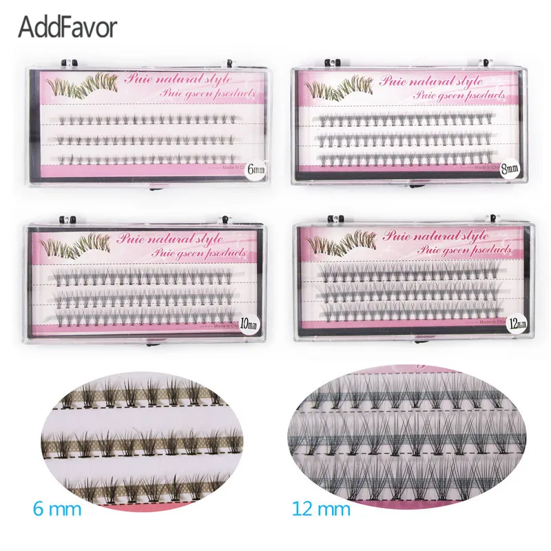 AddFavor 60 Clusters Individual False Eyelashes Natural Long Eyelash Extension Lashes 6-12 mm Handmade Synthetic Grafting False
AddFavor 60 Clusters Individual False Eyelashes Natural Long Eyelash Extension Lashes 6-12 mm Handmade Synthetic Grafting False