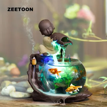 110-240V Mini Water Fountain Humidifier Atomizer Fish Tank Desktop Feng Shui Ornaments Lucky Home Decor Creative Incense Burner
110-240V Mini Water Fountain Humidifier Atomizer Fish Tank Desktop Feng Shui Ornaments Lucky Home Decor Creative Incense Burner