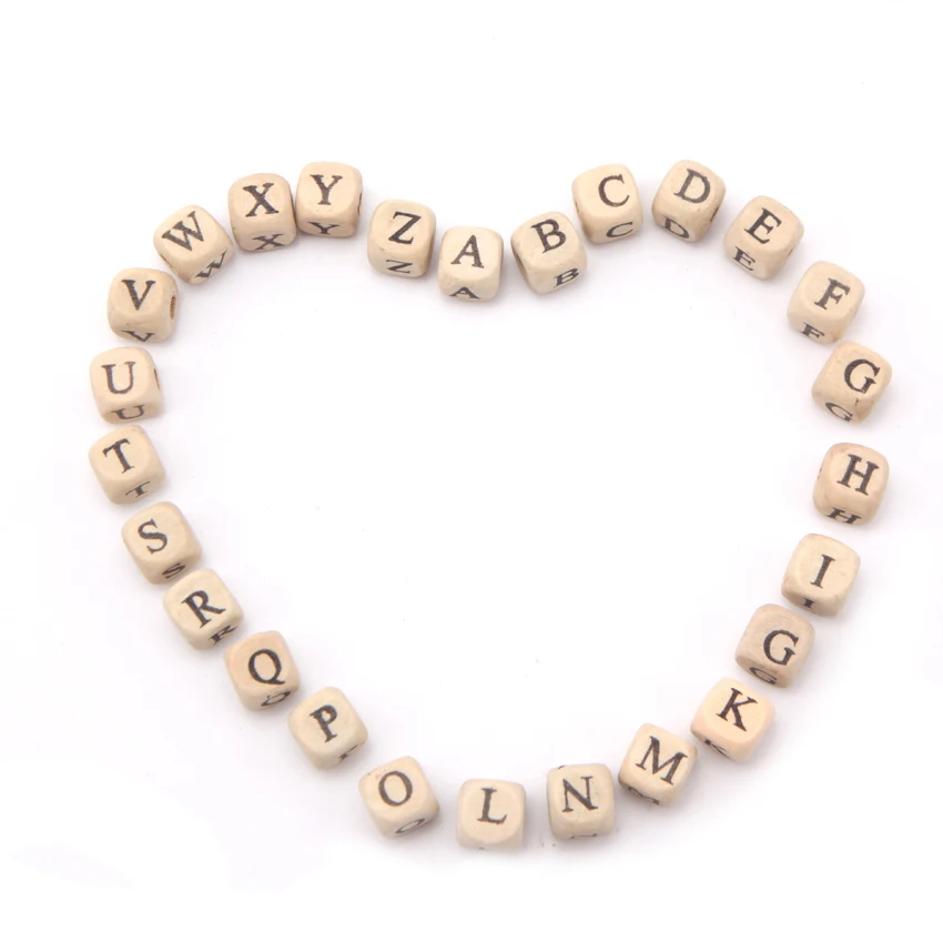 SANSHOOR 10mm Selected Alphabet Letter Natural Wooden Spacer Cube Beads Child Toy DIY Pacifier Clip Kid Craft Art Jewelry 200Pcs
SANSHOOR 10mm Selected Alphabet Letter Natural Wooden Spacer Cube Beads Child Toy DIY Pacifier Clip Kid Craft Art Jewelry 200Pcs
