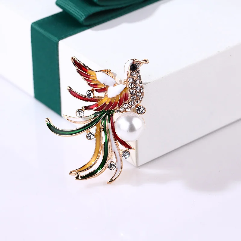 1pc Enamel Crystal Bird Brooch For Women Flamingo Phoenix Mandarin Duck Owl Animal Breastpin Pin Jewelry Accessories
1pc Enamel Crystal Bird Brooch For Women Flamingo Phoenix Mandarin Duck Owl Animal Breastpin Pin Jewelry Accessories