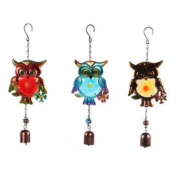Creative Owl Wind Chimes Hanging Glass Accessorie Cute Model Decoration Figurine Metal Owl Wind Chimes Bell Miniature Craft Gift
Creative Owl Wind Chimes Hanging Glass Accessorie Cute Model Decoration Figurine Metal Owl Wind Chimes Bell Miniature Craft Gift