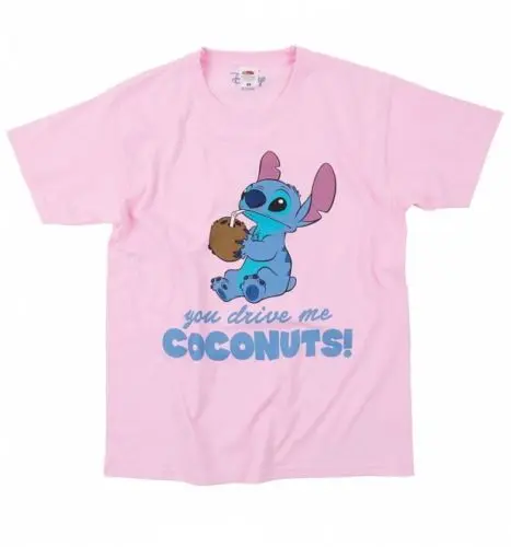 Official Women's Lilo And Stitch You Drive Me Coconuts Boyfriend T-Shirt Cartoon t shirt men Unisex New Fashion tshirt
Official Women's Lilo And Stitch You Drive Me Coconuts Boyfriend T-Shirt Cartoon t shirt men Unisex New Fashion tshirt