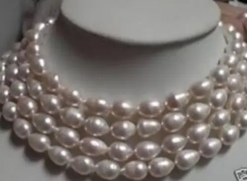 Free shipping AA+ 8-9mm Natural White Ronde Funny Ringy Pearls Necklace 100" AAA+
Free shipping AA+ 8-9mm Natural White Ronde Funny Ringy Pearls Necklace 100" AAA+