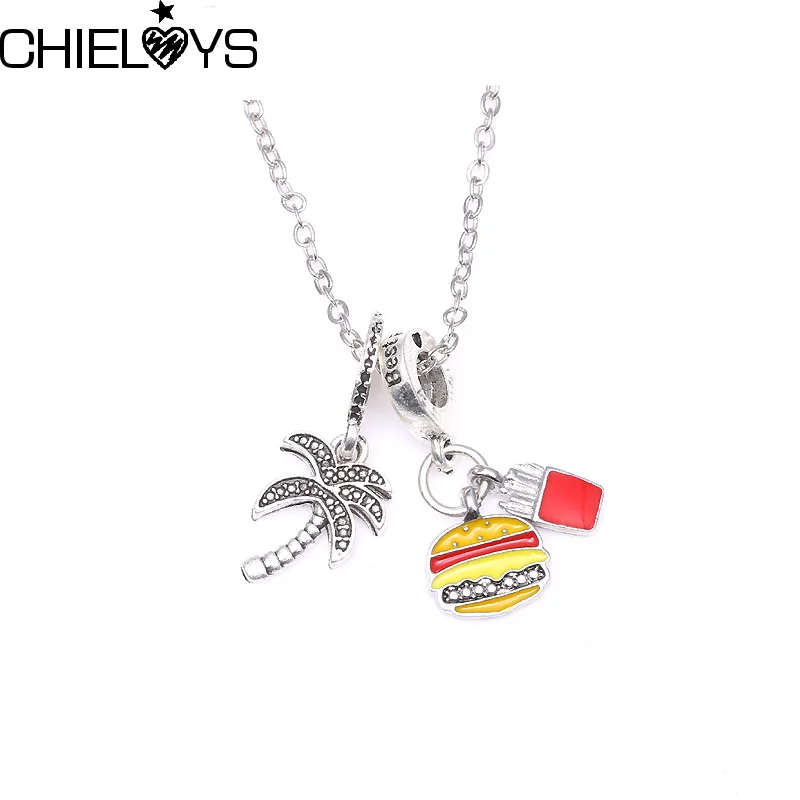 Trendy Gold Color Burger and Fries Pendant Charm Fine Necklace Women Summer Jewelry Simple Charming Girls Statement Necklaces
Trendy Gold Color Burger and Fries Pendant Charm Fine Necklace Women Summer Jewelry Simple Charming Girls Statement Necklaces