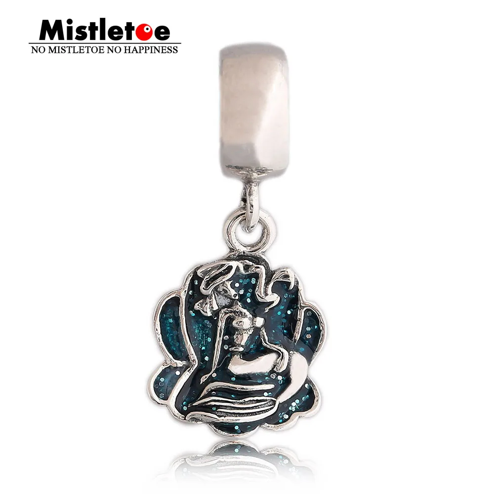 Authentic 925 Sterling Silver Ariel & Sea Shell, Seafoam Green Enamel Dangle Charms Fit European Bracelets & Necklace Jewelry
Authentic 925 Sterling Silver Ariel & Sea Shell, Seafoam Green Enamel Dangle Charms Fit European Bracelets & Necklace Jewelry