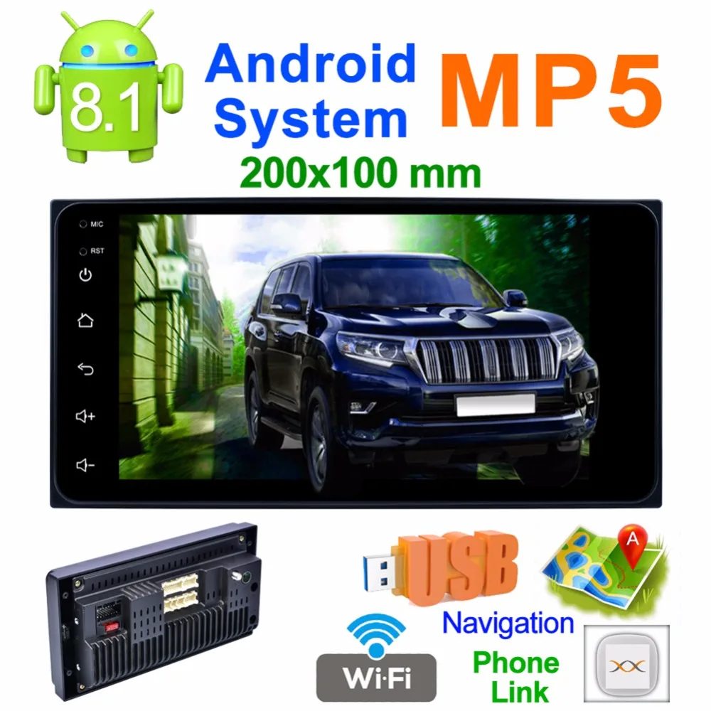 7 Inch Quad Core 2 Din Android 8.1 Car Stereo MP5 Player GPS Navi FM Radio WiFi BT for Toyota CAMRY YARIS RAV4 Android Head Unit
7 Inch Quad Core 2 Din Android 8.1 Car Stereo MP5 Player GPS Navi FM Radio WiFi BT for Toyota CAMRY YARIS RAV4 Android Head Unit