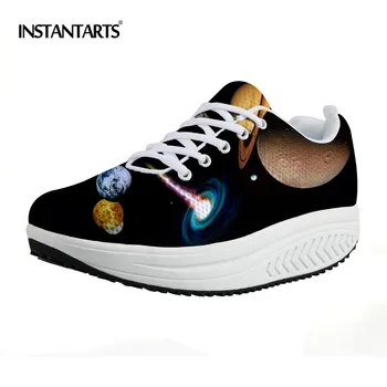 INSTANTARTS Black Women Fitness Sports Platform Shoes Woman Space Planets Galaxy Sneaker Body Shaping Toning Slimming Swing Shoe
INSTANTARTS Black Women Fitness Sports Platform Shoes Woman Space Planets Galaxy Sneaker Body Shaping Toning Slimming Swing Shoe