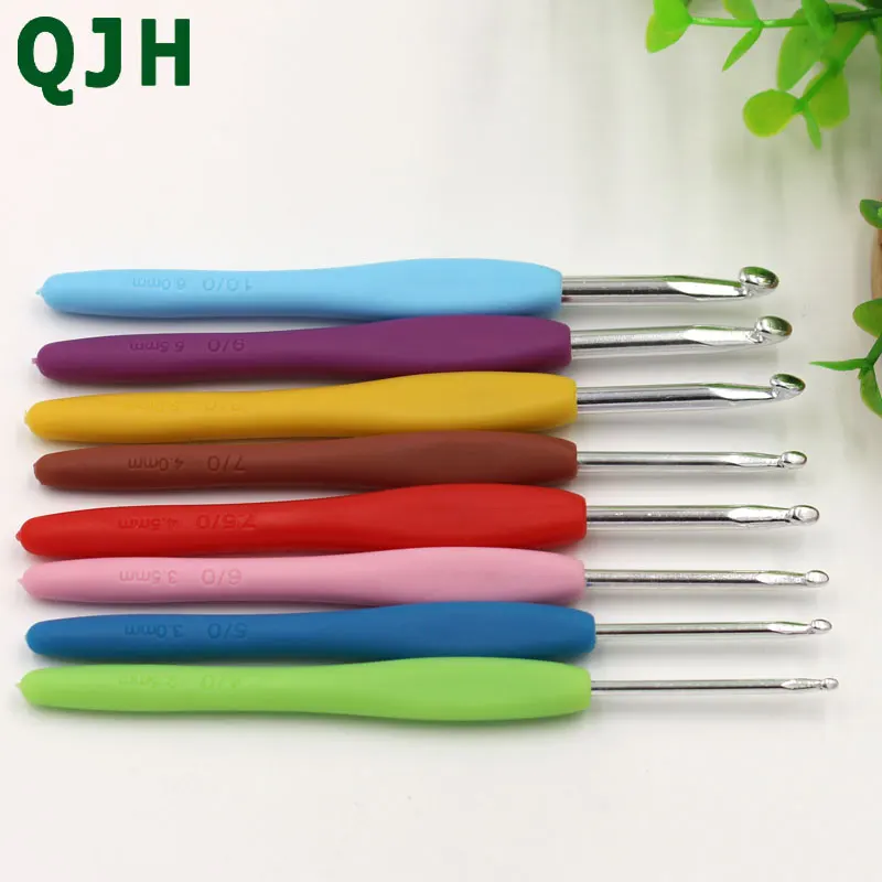 8PCS/Set Retro Unique TPR soft handle Aluminum crochet Needle Crochet Hooks Set Knitting Needle Tools Handle Hooks 2.5mm-6.0mm
8PCS/Set Retro Unique TPR soft handle Aluminum crochet Needle Crochet Hooks Set Knitting Needle Tools Handle Hooks 2.5mm-6.0mm