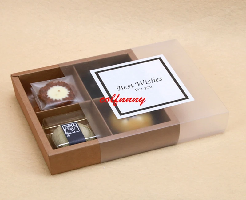 50pcs 4 Lattice Kraft Paper Mooncake Boxes with Frosted Transparent Cover Drawer Type Egg-Yolk Puff Gift Packaging Box F052904
50pcs 4 Lattice Kraft Paper Mooncake Boxes with Frosted Transparent Cover Drawer Type Egg-Yolk Puff Gift Packaging Box F052904