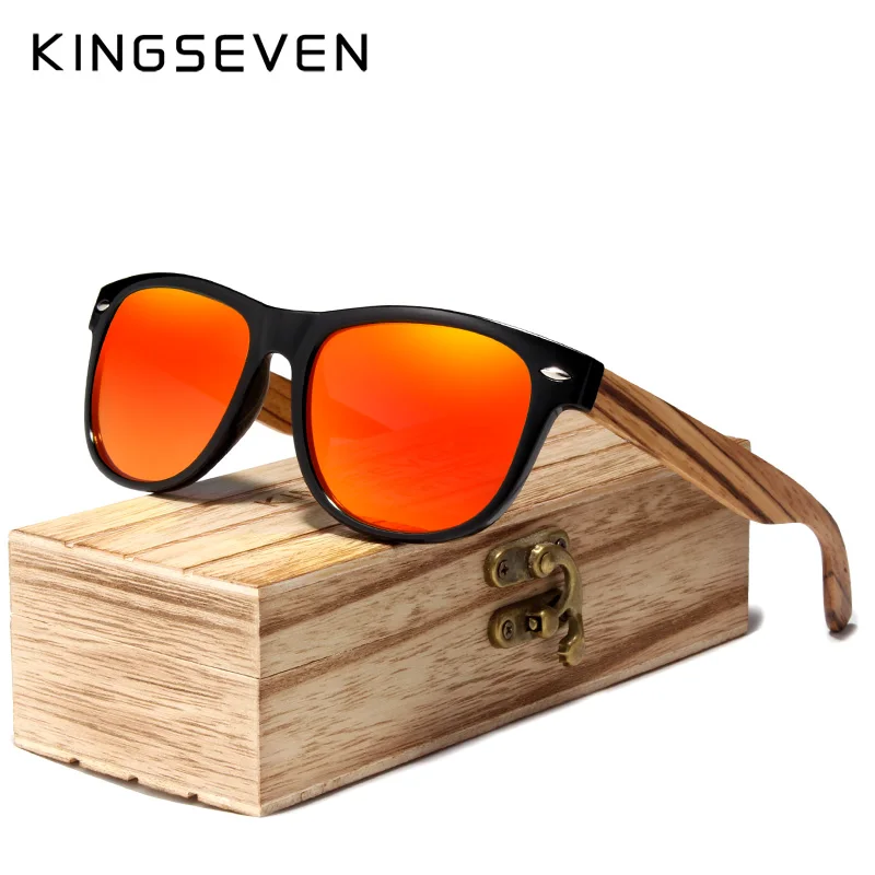 KINGSEVEN Red Mirror Wood Sunglasses Women Ladies Zebra Wood Bamboo Vintage Polarized Sunglasses For Men oculos de sol
KINGSEVEN Red Mirror Wood Sunglasses Women Ladies Zebra Wood Bamboo Vintage Polarized Sunglasses For Men oculos de sol