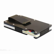 Wholesale Metal Credit Card Holder with RFID Anti-chief Travel Mini Wallet 200PCS/lot Wholesale Metal Credit Card Holder with RFID Anti-chief Travel Mini Wallet 200PCS/lot