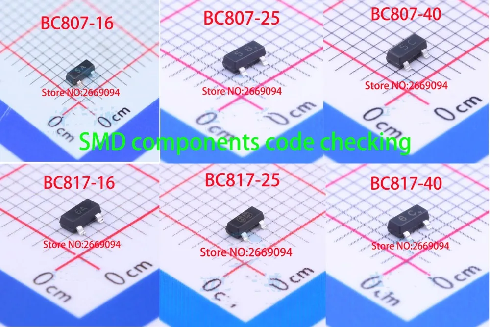 100PCS /3000PCS BC807 BC807-16 BC807-25 BC807-40 BC817 BC817-16 BC817-25 BC817-40 SOT-23 PNP NPN transistor
100PCS /3000PCS BC807 BC807-16 BC807-25 BC807-40 BC817 BC817-16 BC817-25 BC817-40 SOT-23 PNP NPN transistor