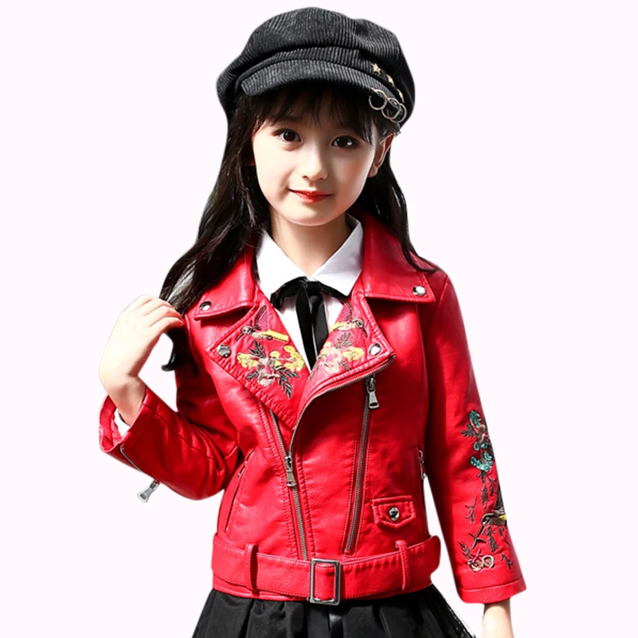 Girls Jacket PU Leather Coat For Girls Turn-down Collar Kids Outerwear Spring Children's Jacket Teen Clothing Girl 6 8 12 Years
Girls Jacket PU Leather Coat For Girls Turn-down Collar Kids Outerwear Spring Children's Jacket Teen Clothing Girl 6 8 12 Years