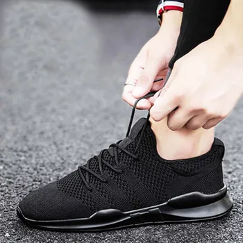 Spring New Men's Shoes Light Breathable and Comfortable Flyknit Shoes Running Versatile Casual Men's Shoes Running Shoes Men
Spring New Men's Shoes Light Breathable and Comfortable Flyknit Shoes Running Versatile Casual Men's Shoes Running Shoes Men