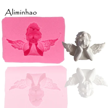 B1288 Angel boy DIY silicone mold fondant cake decorating tools chocolate gumpaste mould Cupcake dessert decorators moulds
B1288 Angel boy DIY silicone mold fondant cake decorating tools chocolate gumpaste mould Cupcake dessert decorators moulds