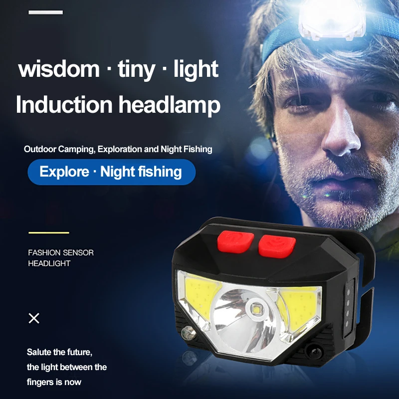 500 Lumen LED Headlamp Intelligent Sensing Ultra Bright Hard Head Lamp Powerful Headlight USB Rechargeable Waterproof Flashlight
500 Lumen LED Headlamp Intelligent Sensing Ultra Bright Hard Head Lamp Powerful Headlight USB Rechargeable Waterproof Flashlight