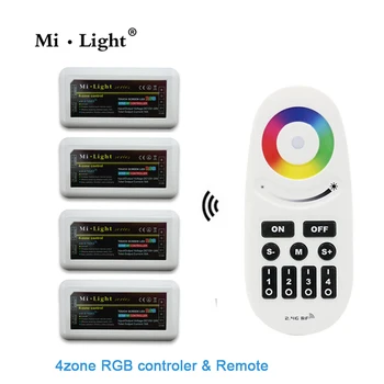 Milight RGBW Controller group control 2.4G 4-Zone RF Touch For RGBW Led Strip Light
Milight RGBW Controller group control 2.4G 4-Zone RF Touch For RGBW Led Strip Light