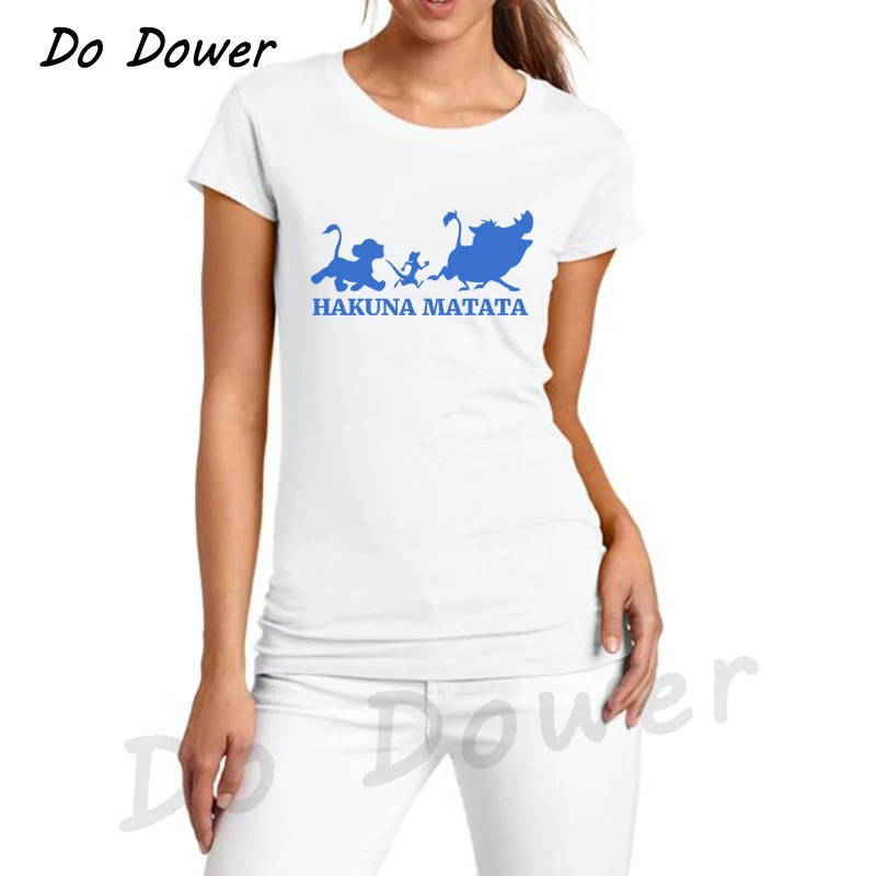 Hakuna Matata Kawaii Funny T Shirts Women 2018 Summer Short Sleeve Cotton Tshirt Women Tops Casual Tee Shirt Femme Camisetas
Hakuna Matata Kawaii Funny T Shirts Women 2018 Summer Short Sleeve Cotton Tshirt Women Tops Casual Tee Shirt Femme Camisetas