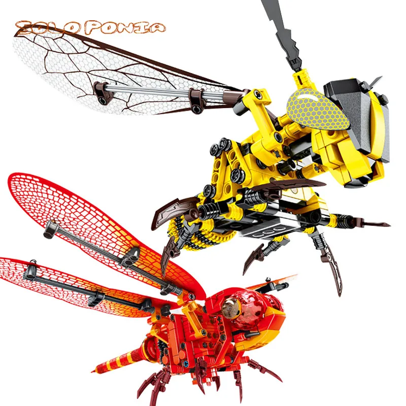 Simulated insect DIY Bee Wasp model Building Blocks Compatible Lego Technic Bricks set Educational Toys dragonfly Block
Simulated insect DIY Bee Wasp model Building Blocks Compatible Lego Technic Bricks set Educational Toys dragonfly Block