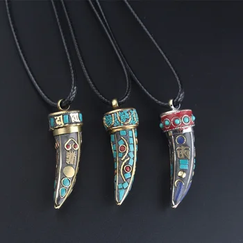 WEIYU New Ox Horn Pendant Necklace Tribal Fashion Necklace Vintage Ethnic Long Necklace Jewelry Nepal Necklace for Women Men
WEIYU New Ox Horn Pendant Necklace Tribal Fashion Necklace Vintage Ethnic Long Necklace Jewelry Nepal Necklace for Women Men