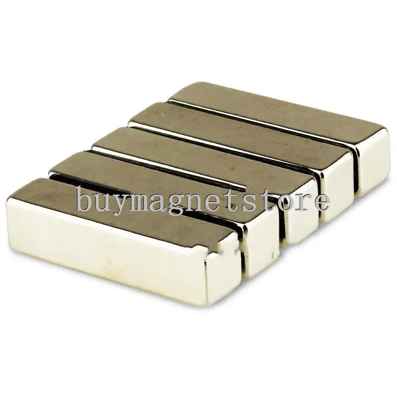 Lot 2pcs Strong Cuboid Block Bar Magnets 40 * 10 x mm Rare Earth Neodymium N35 ndfeb neodimio imanes | Обустройство дома
