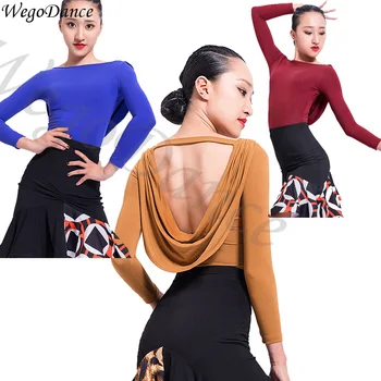 Latin blouse salsa dance costume girl latin long sleeve practice shirt woman freeshipping
Latin blouse salsa dance costume girl latin long sleeve practice shirt woman freeshipping