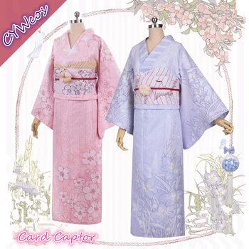 Anime Card Captor SAKURA KINOMOTO SAKURA Tomoyu Cosplay Costume Summer Yukata Japanese Kimono Women Dress Halloween Costumes
Anime Card Captor SAKURA KINOMOTO SAKURA Tomoyu Cosplay Costume Summer Yukata Japanese Kimono Women Dress Halloween Costumes