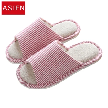 ASIFN Woman Shoes Slippers Flax Men Spring Autumn Soft Sole Loves Indoor Couples Home Sandals 2018 New
ASIFN Woman Shoes Slippers Flax Men Spring Autumn Soft Sole Loves Indoor Couples Home Sandals 2018 New