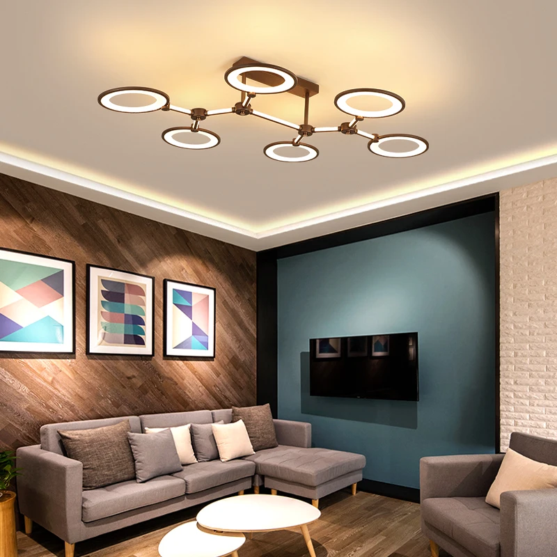 New Brown ceiling light Modern LED ceiling lights for living room bed room room light Ceiling Lamp Luminaria led light ceiling 
New Brown ceiling light Modern LED ceiling lights for living room bed room room light Ceiling Lamp Luminaria led light ceiling