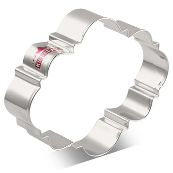 KENIAO Oval Plaque Cookie Cutter for Wedding - 11.5 x 9.9 cm - Frame Biscuit / Fondant / Pastry Cutter - Stainless Steel 
KENIAO Oval Plaque Cookie Cutter for Wedding - 11.5 x 9.9 cm - Frame Biscuit / Fondant / Pastry Cutter - Stainless Steel