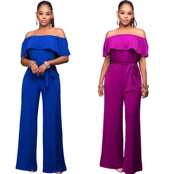 2017 Fashion Lace Up Sexy Rompers Womens Jumpsuit Loose Bodysuit Off Shoulder Casual Jumpsuits Women Combinaison Femme
2017 Fashion Lace Up Sexy Rompers Womens Jumpsuit Loose Bodysuit Off Shoulder Casual Jumpsuits Women Combinaison Femme