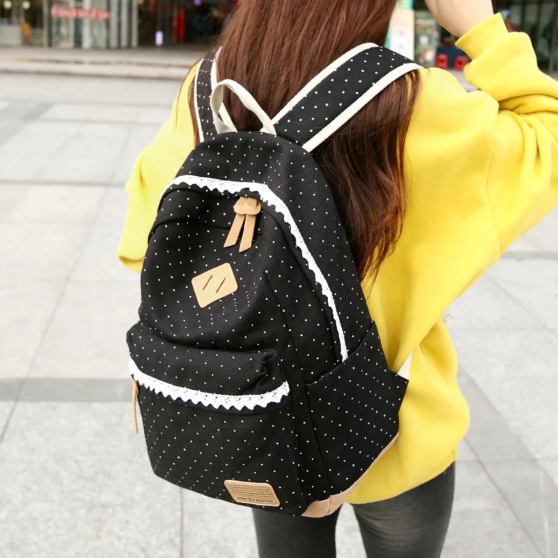 Dot Casual Canvas Backpack Bag Fashion Cute Lightweight Backpacks for Teen Young Girls Preppy Style College School Backpack
Dot Casual Canvas Backpack Bag Fashion Cute Lightweight Backpacks for Teen Young Girls Preppy Style College School Backpack