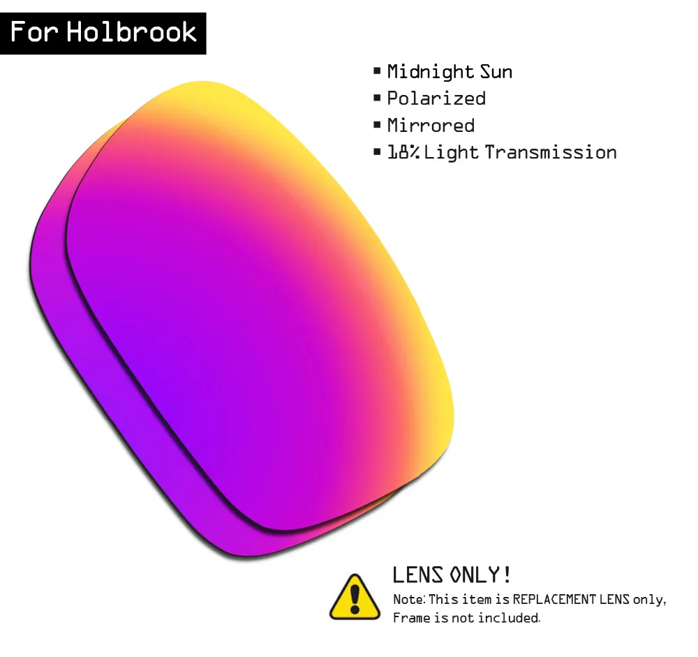 Сменные поляризационные линзы SmartVLT для солнцезащитных очков Oakley Holbrook - Midnight Sun
Сменные поляризационные линзы SmartVLT для солнцезащитных очков Oakley Holbrook - Midnight Sun