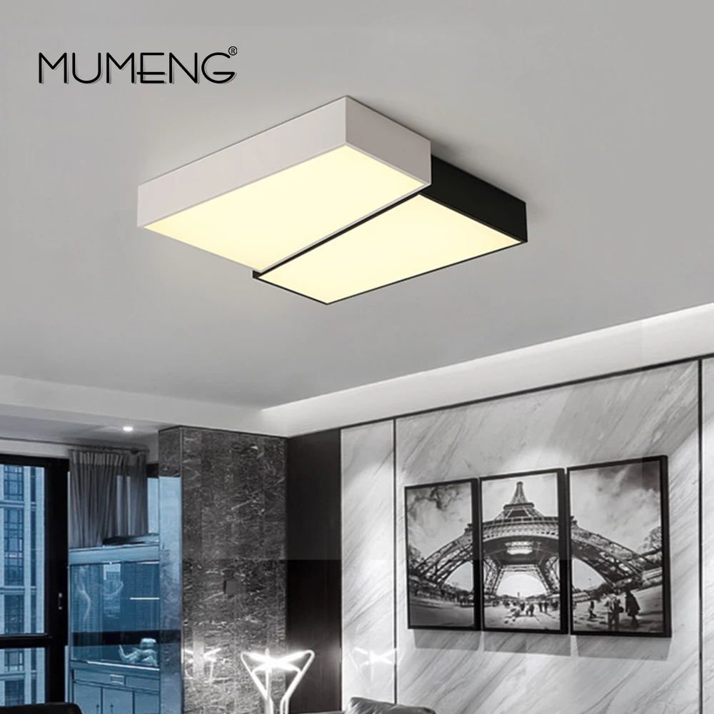Modern LED Ceiling Light Creative Minimalist Lighting Fixture Office Bedroom Living Room Study Room Panel Remote Control 220V
Modern LED Ceiling Light Creative Minimalist Lighting Fixture Office Bedroom Living Room Study Room Panel Remote Control 220V