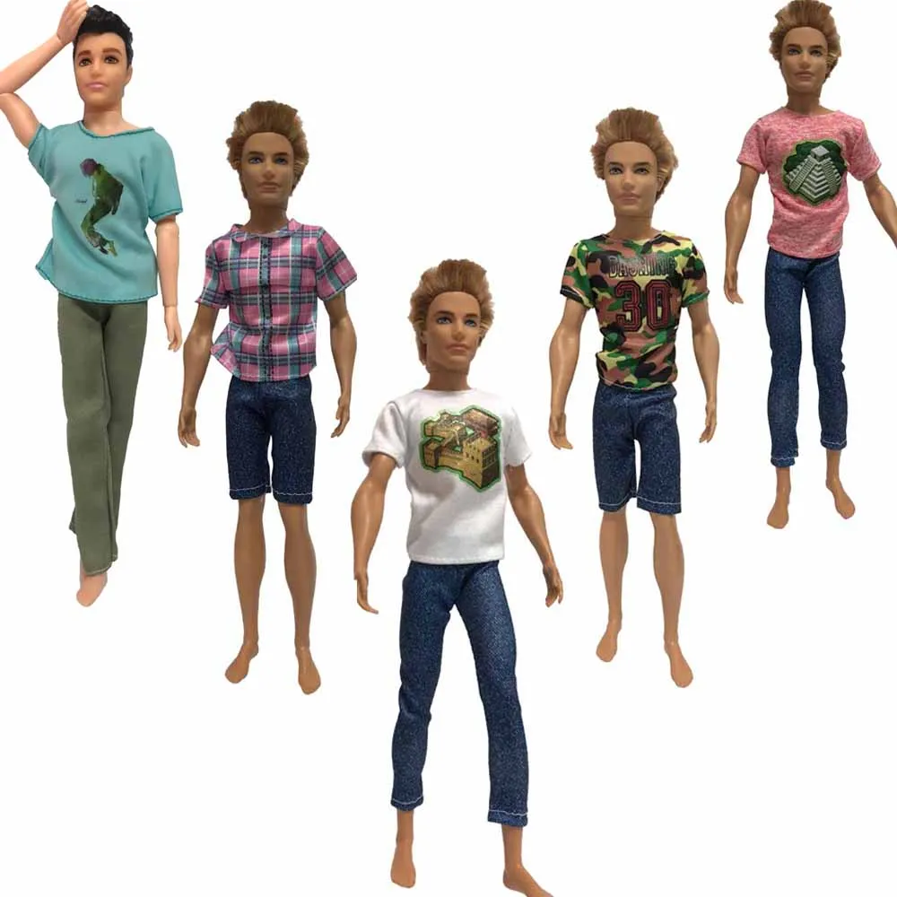 NK2019 5 Set/Lot Cute Kawaii Baby Toys Beautiful Casual Suits Clothes Tops Pants For Barbie Boy Friend Ken Dolls For Barbie Doll
NK2019 5 Set/Lot Cute Kawaii Baby Toys Beautiful Casual Suits Clothes Tops Pants For Barbie Boy Friend Ken Dolls For Barbie Doll