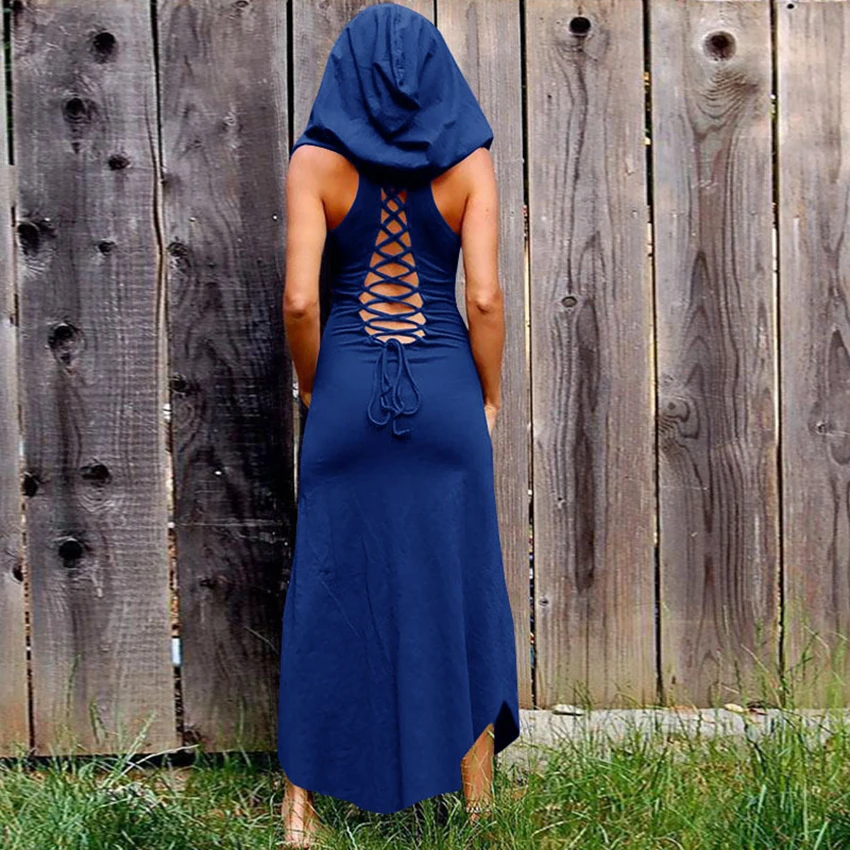 Medieval Costumes For Women Sleeveless Princess Costume Long Dress Halloween Party Cosplay Adult Medieval Solid Dress With Hat
Medieval Costumes For Women Sleeveless Princess Costume Long Dress Halloween Party Cosplay Adult Medieval Solid Dress With Hat