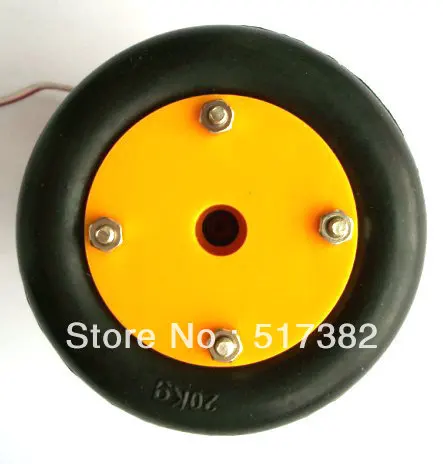 free shipping 4x wheels for robot car for 15kg servo 360 ds3115