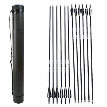 12 / 24pc30 inch 500 Deflection black and white feather arrows and adjustable quiver return quiver 63cm-105cm archery
12 / 24pc30 inch 500 Deflection black and white feather arrows and adjustable quiver return quiver 63cm-105cm archery