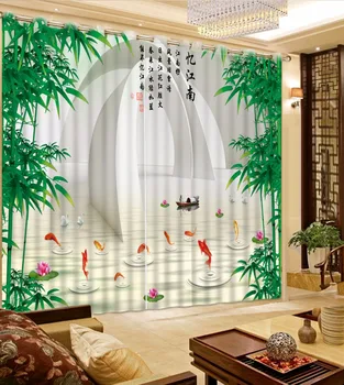 3D Curtain Decorative Curtain Green Bamboo Space 3D Bathroom Shower Curtain Blackout Curtain Fabric Design
3D Curtain Decorative Curtain Green Bamboo Space 3D Bathroom Shower Curtain Blackout Curtain Fabric Design
