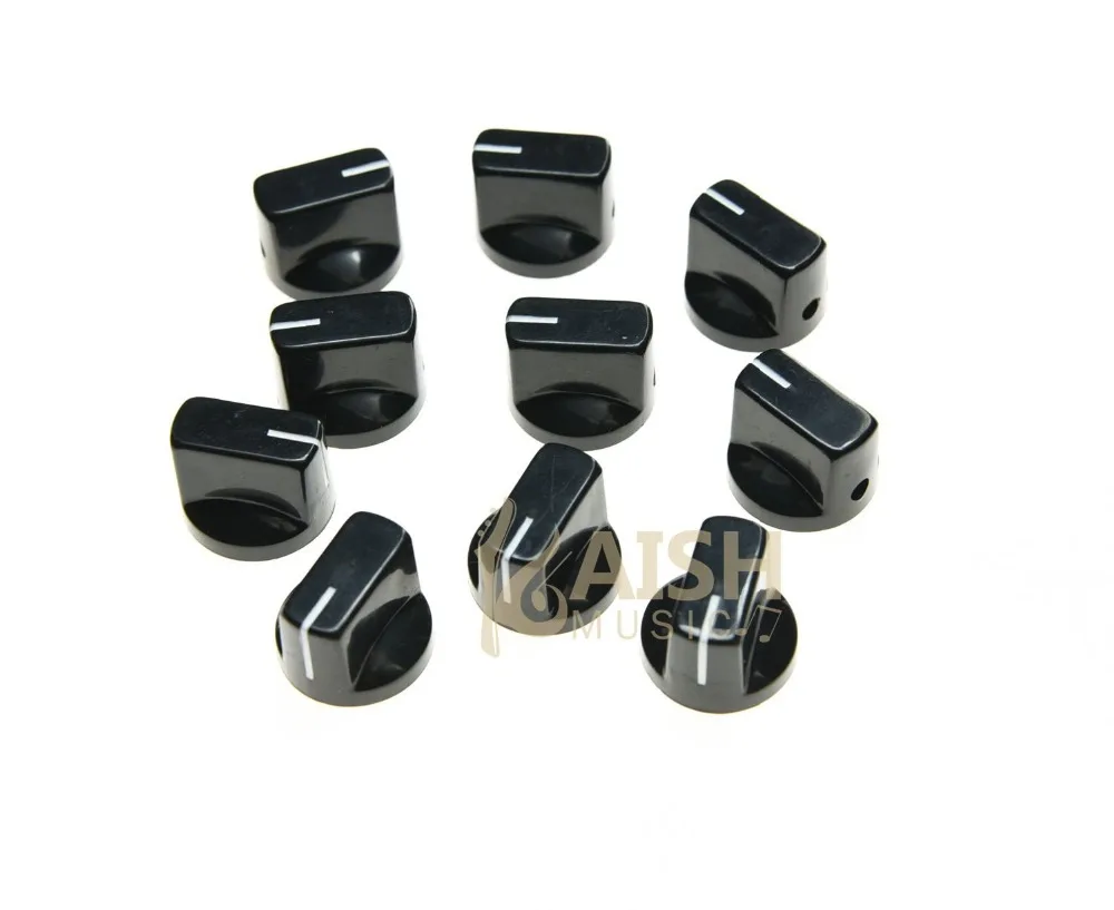KAISH 10pcs Black Davies Style 1/4" Guitar Effects Pedal Knobs AMP Amplifier Knob K019
KAISH 10pcs Black Davies Style 1/4" Guitar Effects Pedal Knobs AMP Amplifier Knob K019
