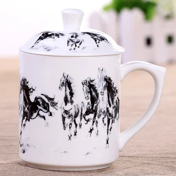 Chinese Health Care Ceramics Drinkware Mugs Tea Cup with Lid Flower Puer Hand Painted Teacup 375ml Coffee milk Creative Gift New
Chinese Health Care Ceramics Drinkware Mugs Tea Cup with Lid Flower Puer Hand Painted Teacup 375ml Coffee milk Creative Gift New