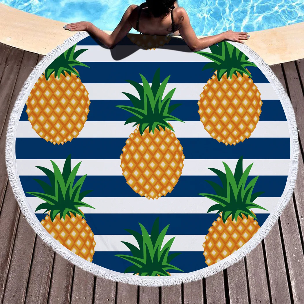 Summer Pineapple Leopard Large Microfiber Round Beach Towel Toalla Redonda Playa Grande Microfibra Drap Serviette De Plage Bain
Summer Pineapple Leopard Large Microfiber Round Beach Towel Toalla Redonda Playa Grande Microfibra Drap Serviette De Plage Bain