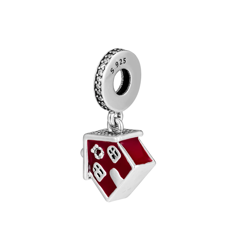 Pandulaso DIY Sterling Silver Jewelry Cosy Christmas House Dangle Fits Original Bracelets For Woman Beads For Jewelry Making
Pandulaso DIY Sterling Silver Jewelry Cosy Christmas House Dangle Fits Original Bracelets For Woman Beads For Jewelry Making