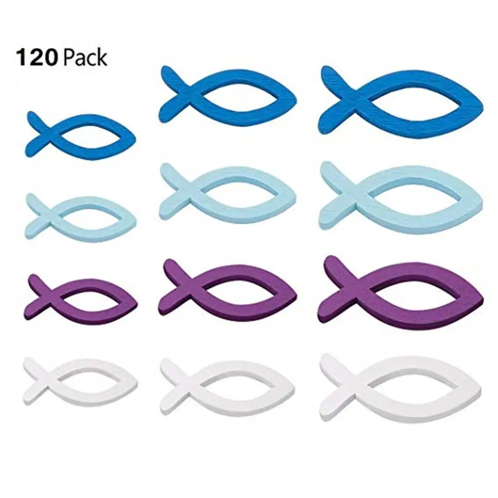 120PCS Wood Decoration Fish Baptism Table Decoration Christening Decoration Decor gift Fish set #4M16
120PCS Wood Decoration Fish Baptism Table Decoration Christening Decoration Decor gift Fish set #4M16