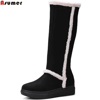 Asumer 2020 fashion winter women boots round toe ladies boots flat with comfortable zipper keep warm mid calf boots big size
Asumer 2020 fashion winter women boots round toe ladies boots flat with comfortable zipper keep warm mid calf boots big size