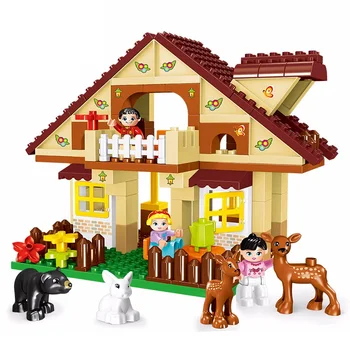 big Particles model Building Blocks forest paradise house sets children Toys diy city Bricks Compatible With Duplo birthday Gift
big Particles model Building Blocks forest paradise house sets children Toys diy city Bricks Compatible With Duplo birthday Gift